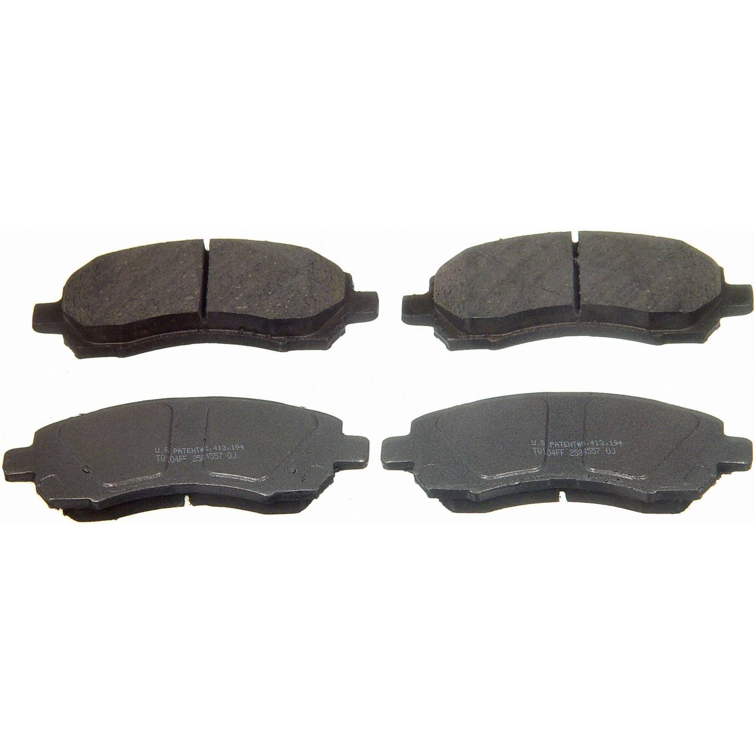 wagner brake disc brake pad set  frsport pd722