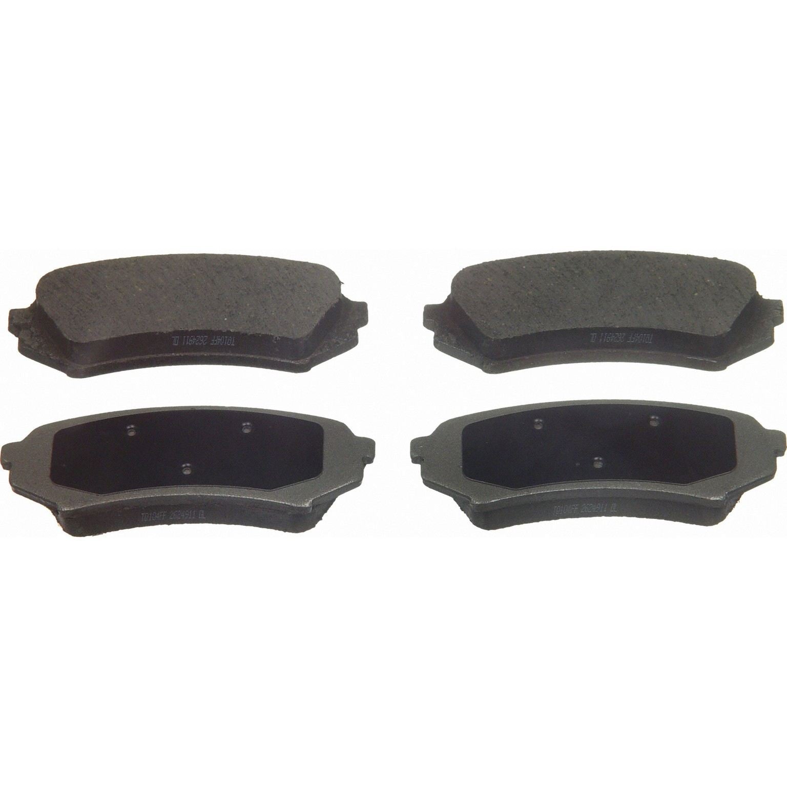 wagner brake disc brake pad set  frsport pd773