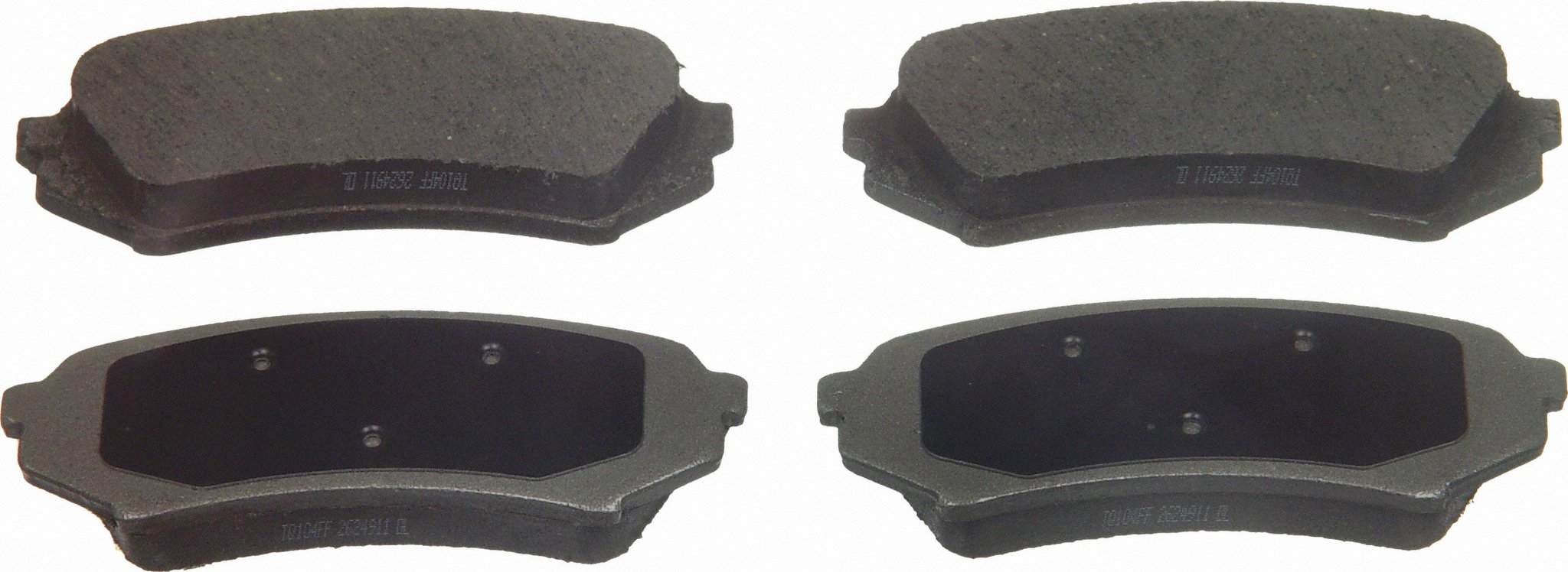 Wagner Brake Disc Brake Pad Set  top view frsport PD773