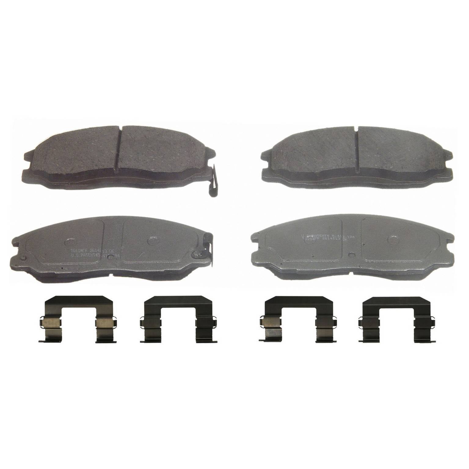 wagner brake disc brake pad set  frsport pd864