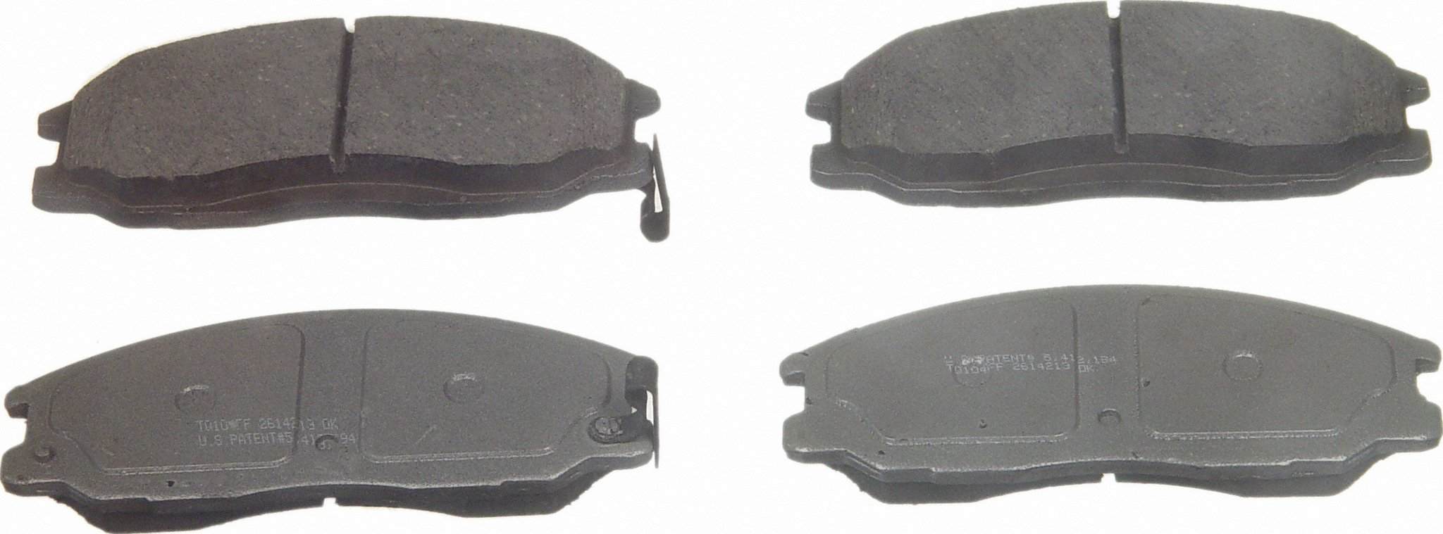 Wagner Brake Disc Brake Pad Set  top view frsport PD864