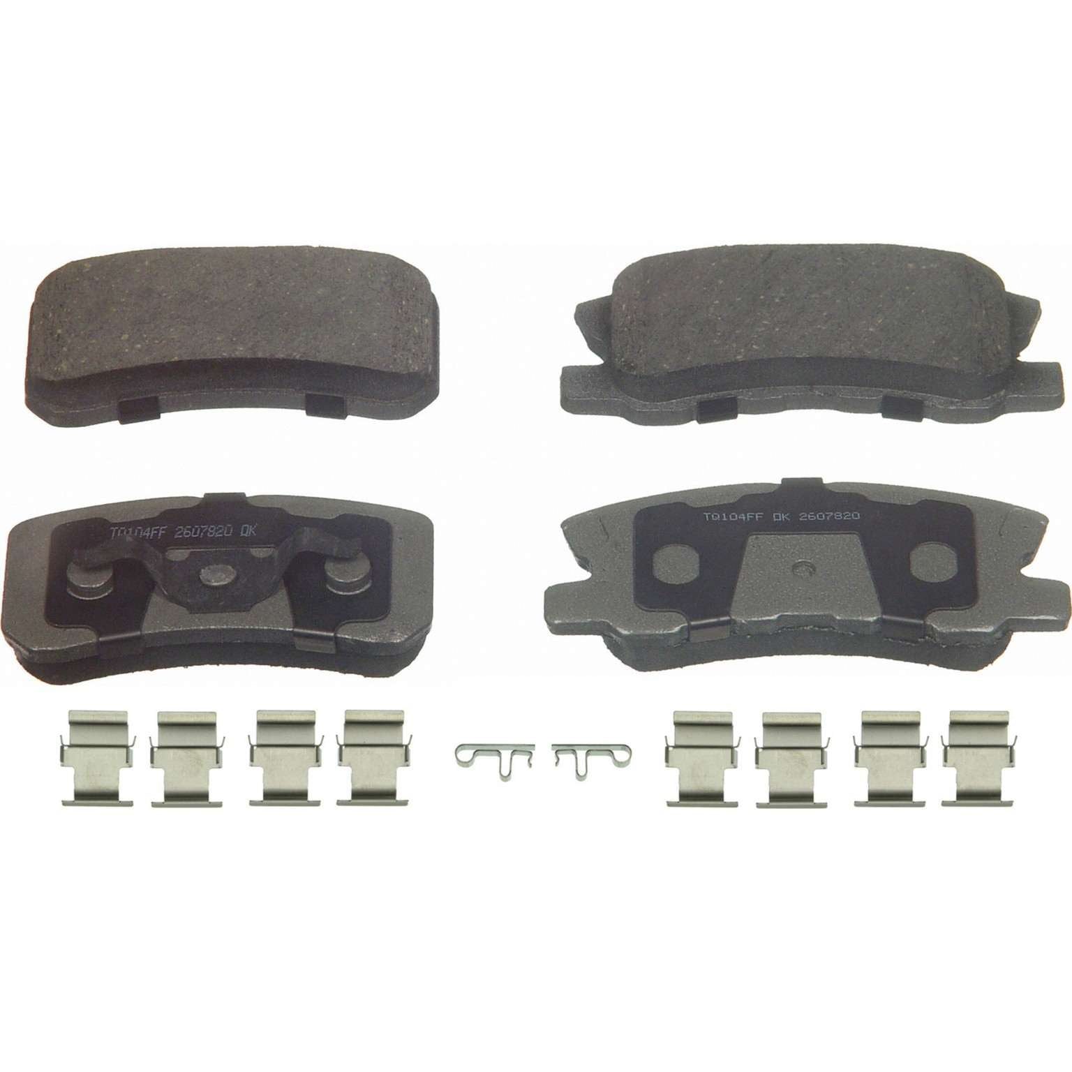 wagner brake disc brake pad set  frsport pd868