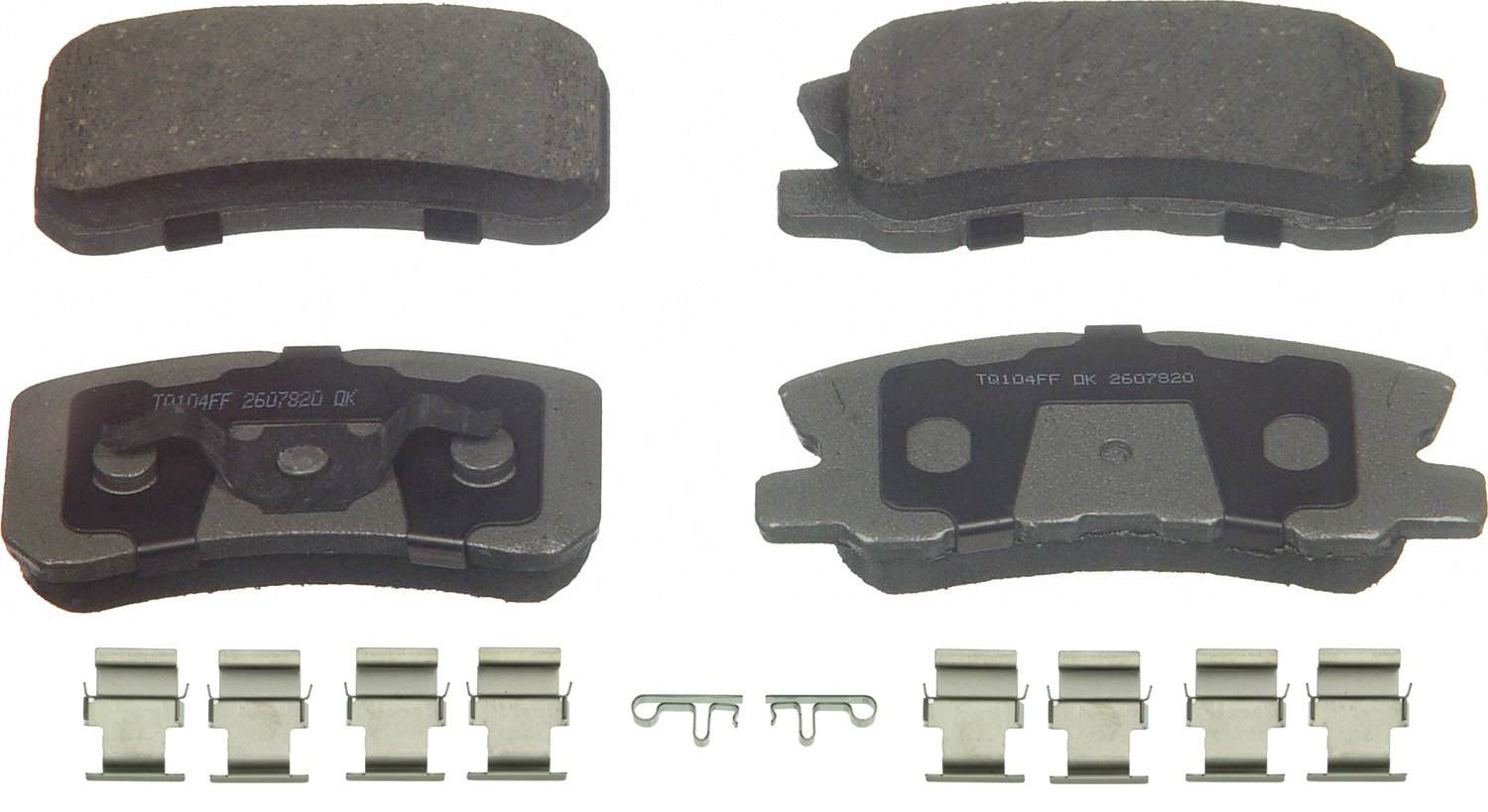 Wagner Brake Disc Brake Pad Set  top view frsport PD868