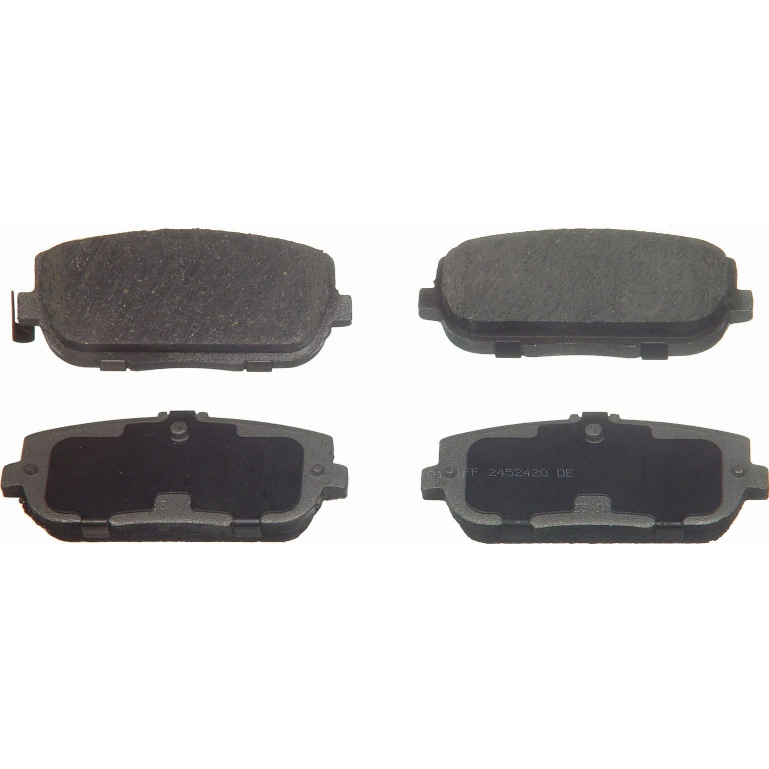 wagner brake disc brake pad set  frsport pd871