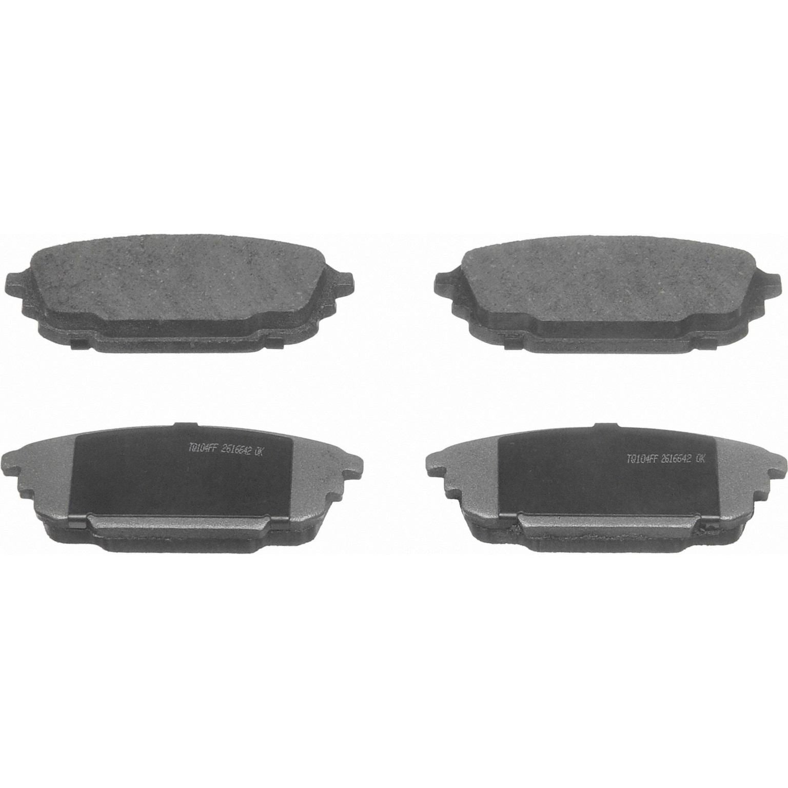 wagner brake disc brake pad set  frsport pd892