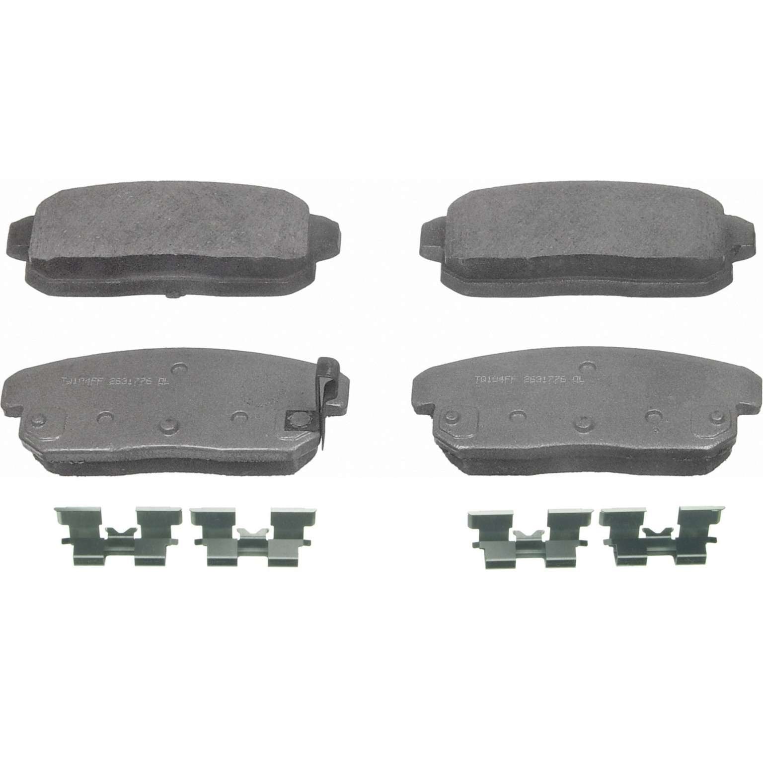 wagner brake disc brake pad set  frsport pd900