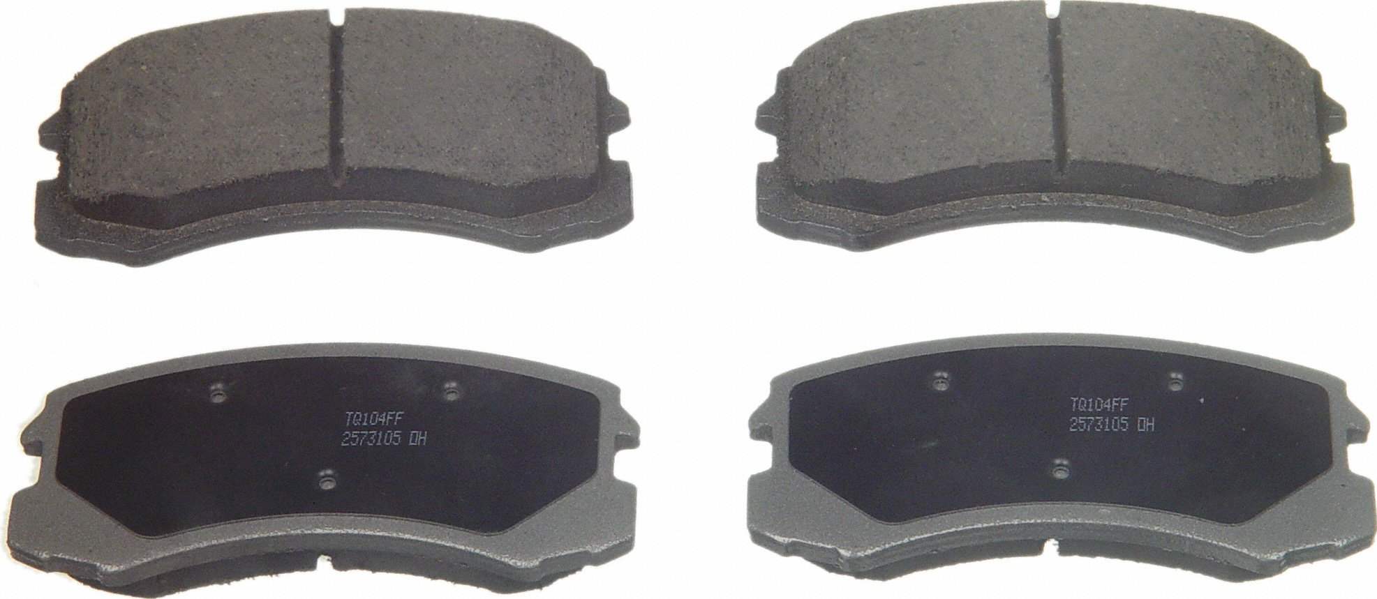 Wagner Brake Disc Brake Pad Set  top view frsport PD904