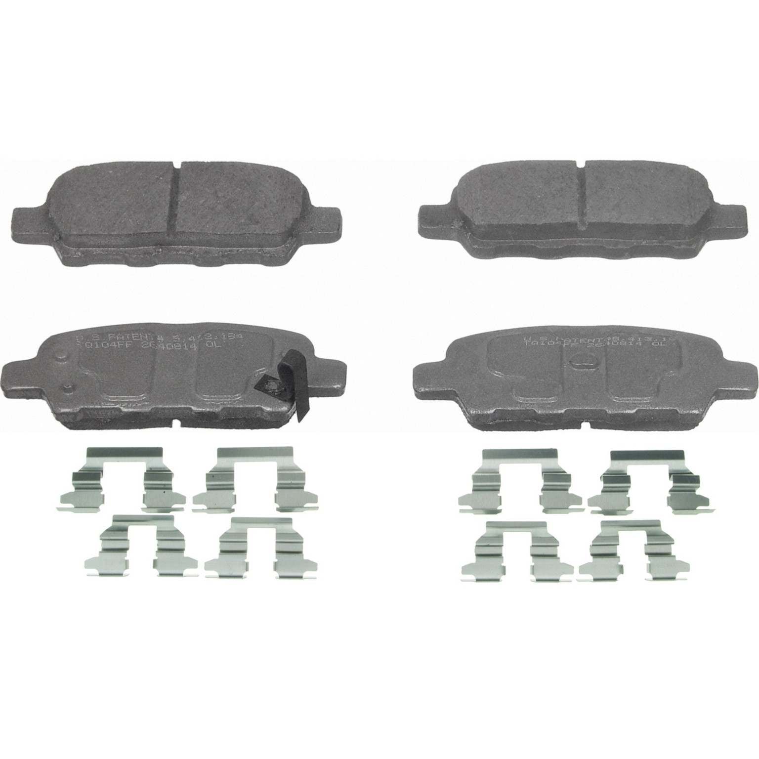 wagner brake disc brake pad set  frsport pd905