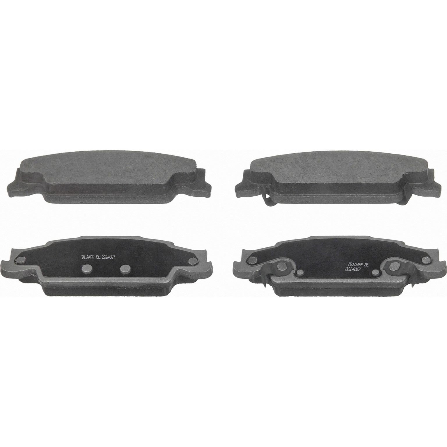 wagner brake disc brake pad set  frsport pd922