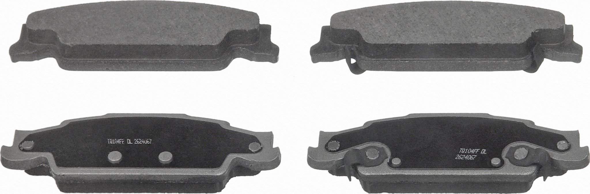 Wagner Brake Disc Brake Pad Set  top view frsport PD922