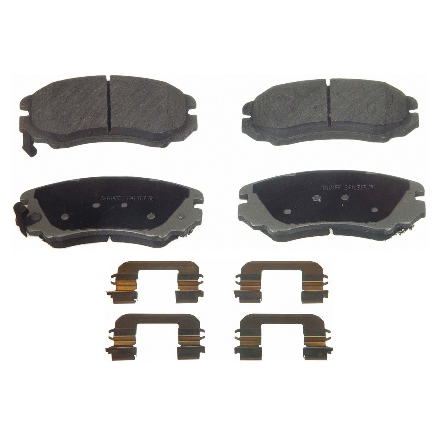 wagner brake disc brake pad set  frsport pd924