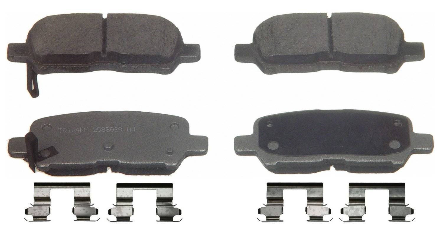 Wagner Brake Disc Brake Pad Set  top view frsport PD999