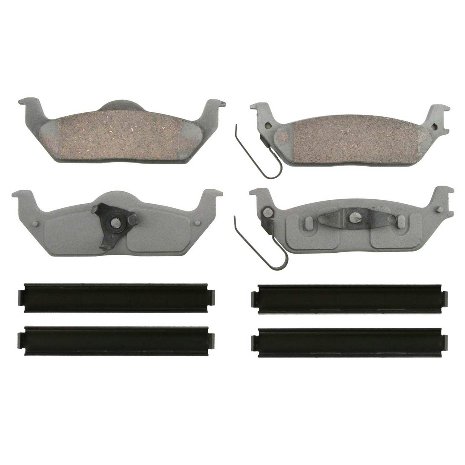 Wagner Brake Disc Brake Pad Set  top view frsport QC1012A