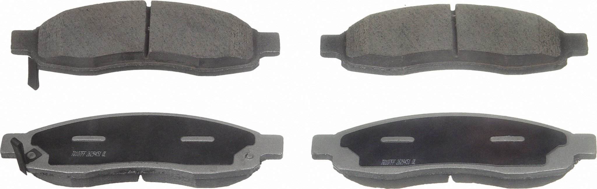 Wagner Brake Disc Brake Pad Set  top view frsport QC1015