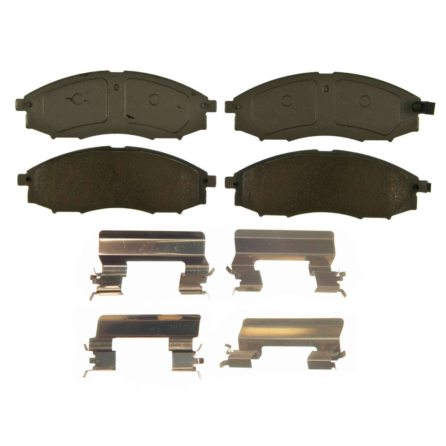 Wagner Brake Disc Brake Pad Set  top view frsport QC1019A