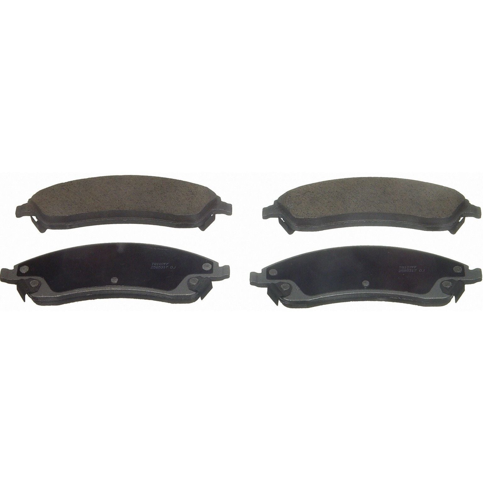 wagner brake disc brake pad set  frsport qc1019