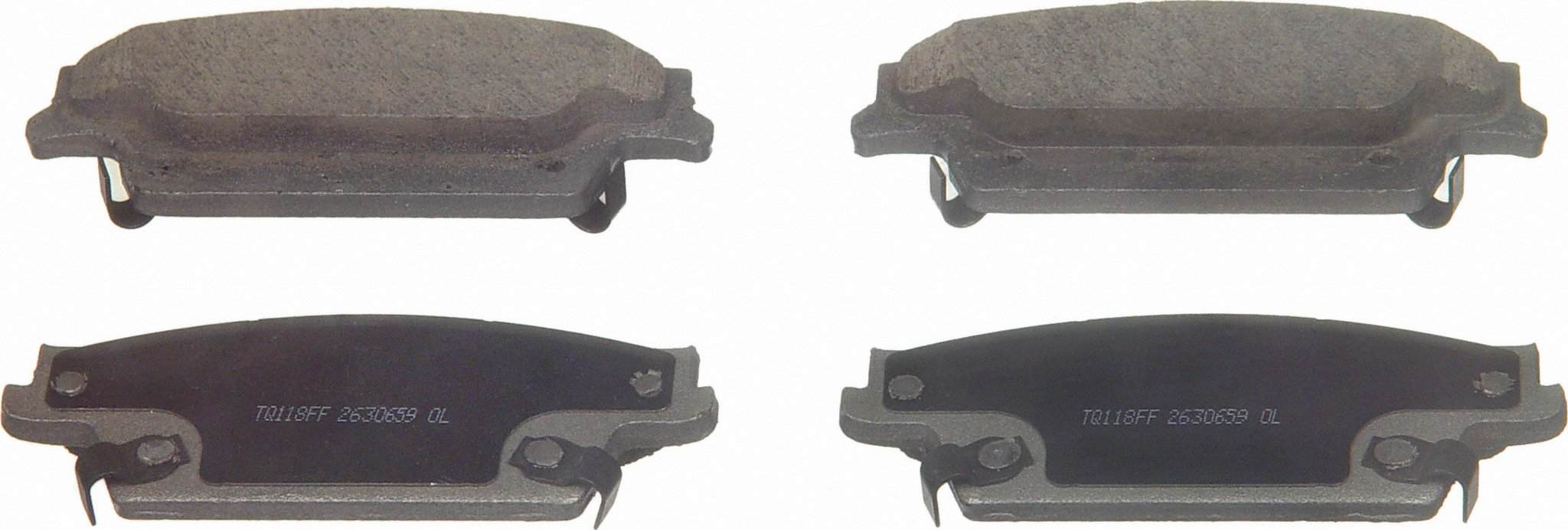 Wagner Brake Disc Brake Pad Set  top view frsport QC1020