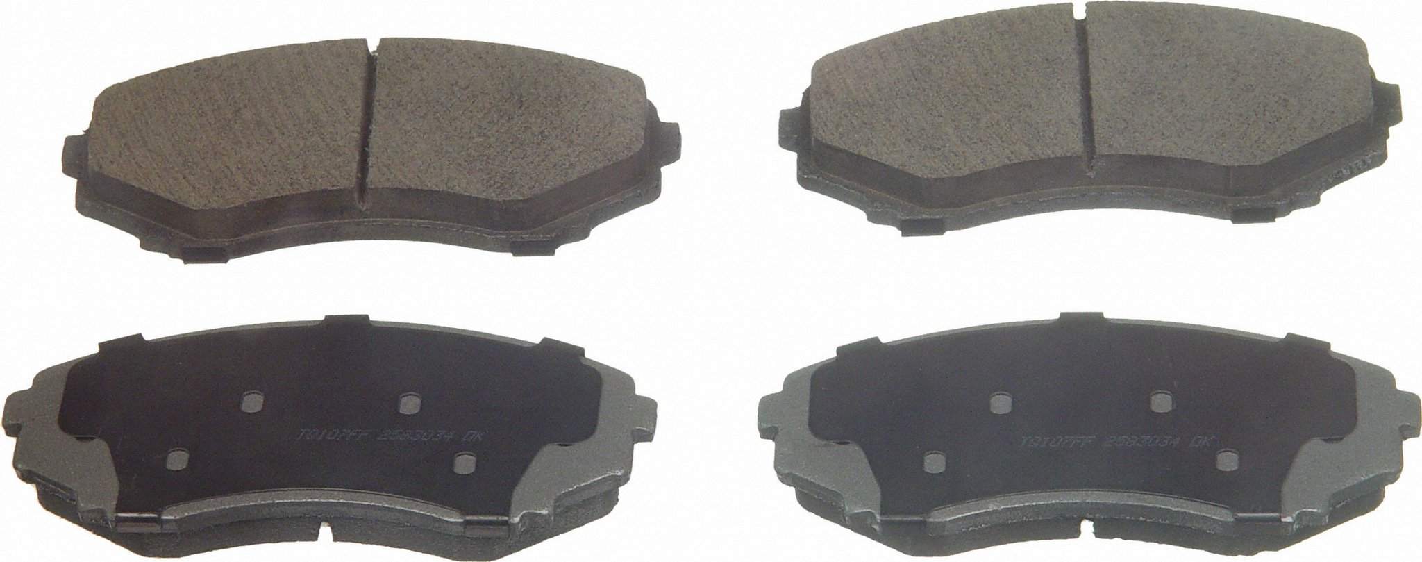 Wagner Brake Disc Brake Pad Set  top view frsport QC1038