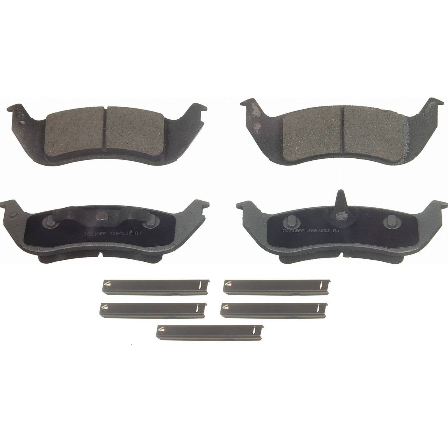 wagner brake disc brake pad set  frsport qc1040