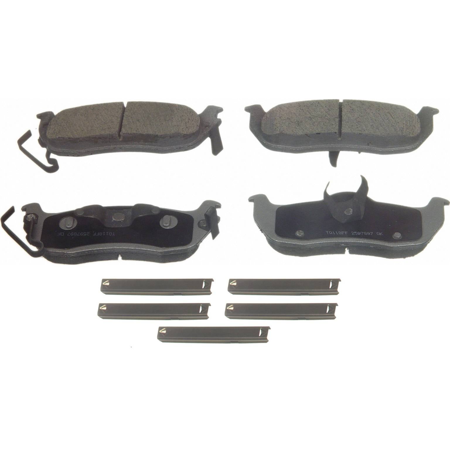 wagner brake disc brake pad set  frsport qc1041