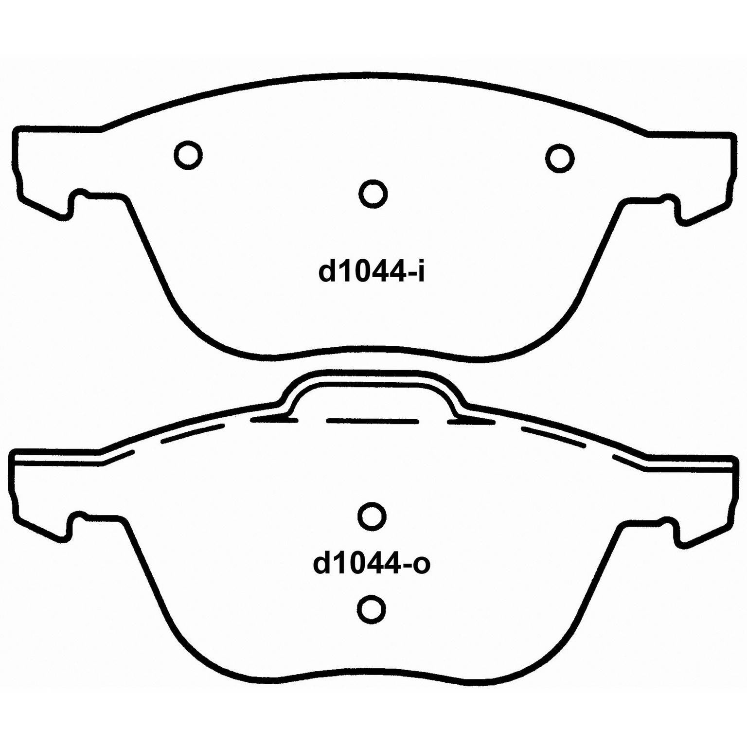 wagner brake disc brake pad set  frsport qc1044