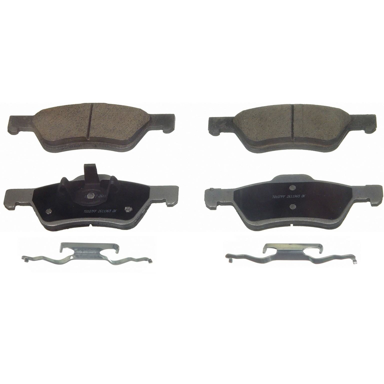 wagner brake disc brake pad set  frsport qc1047