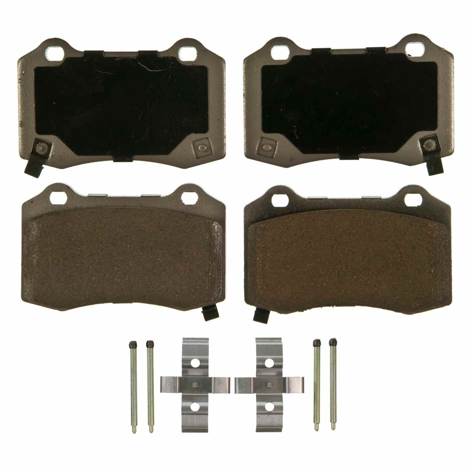 Wagner Brake Disc Brake Pad Set  top view frsport QC1053