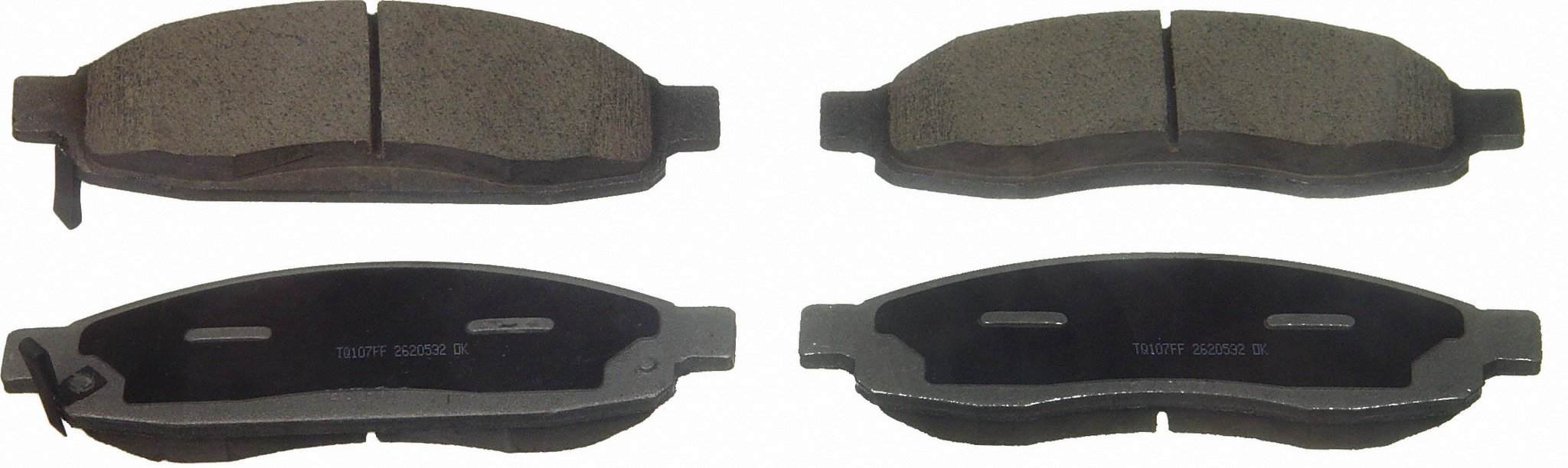 Wagner Brake Disc Brake Pad Set  top view frsport QC1063