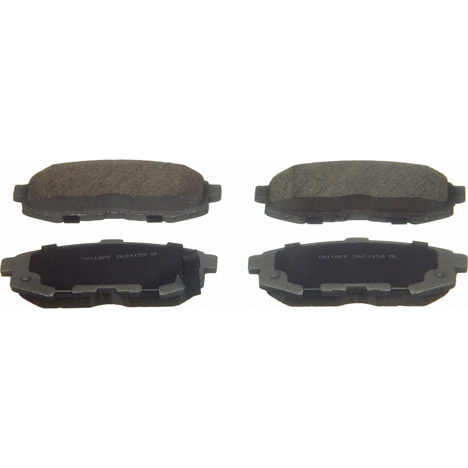 wagner brake disc brake pad set  frsport qc1073