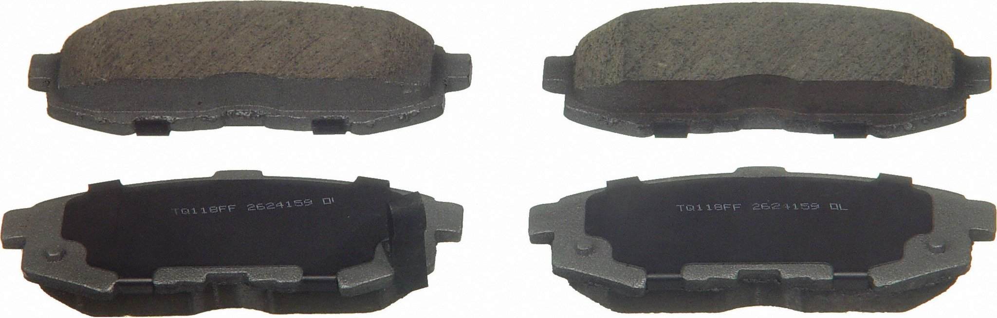 Wagner Brake Disc Brake Pad Set  top view frsport QC1073