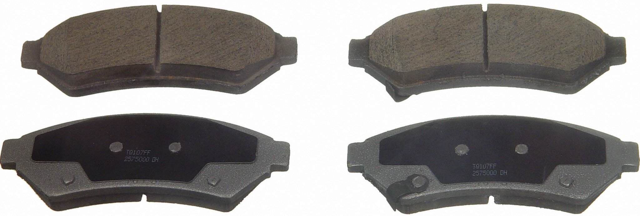 Wagner Brake Disc Brake Pad Set  top view frsport QC1075