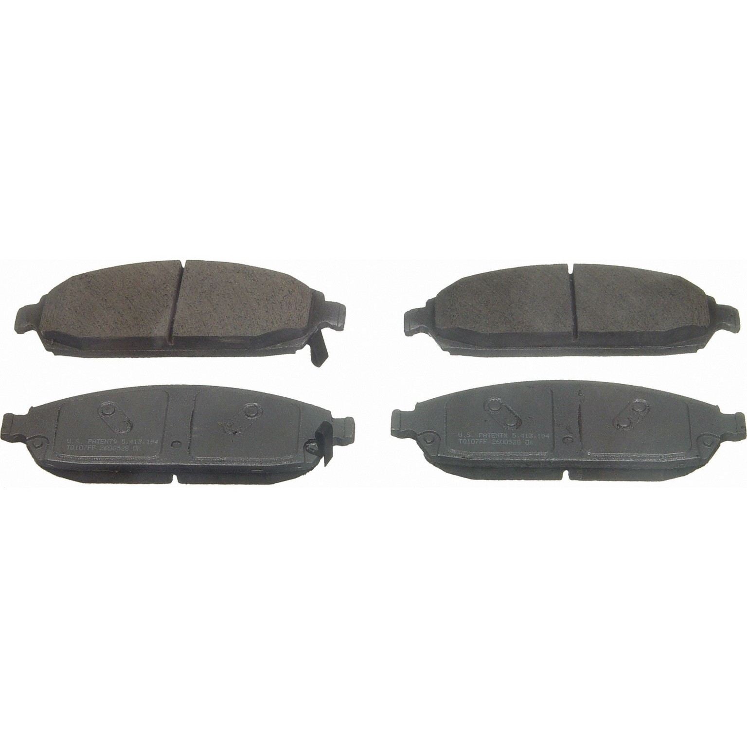 wagner brake disc brake pad set  frsport qc1080