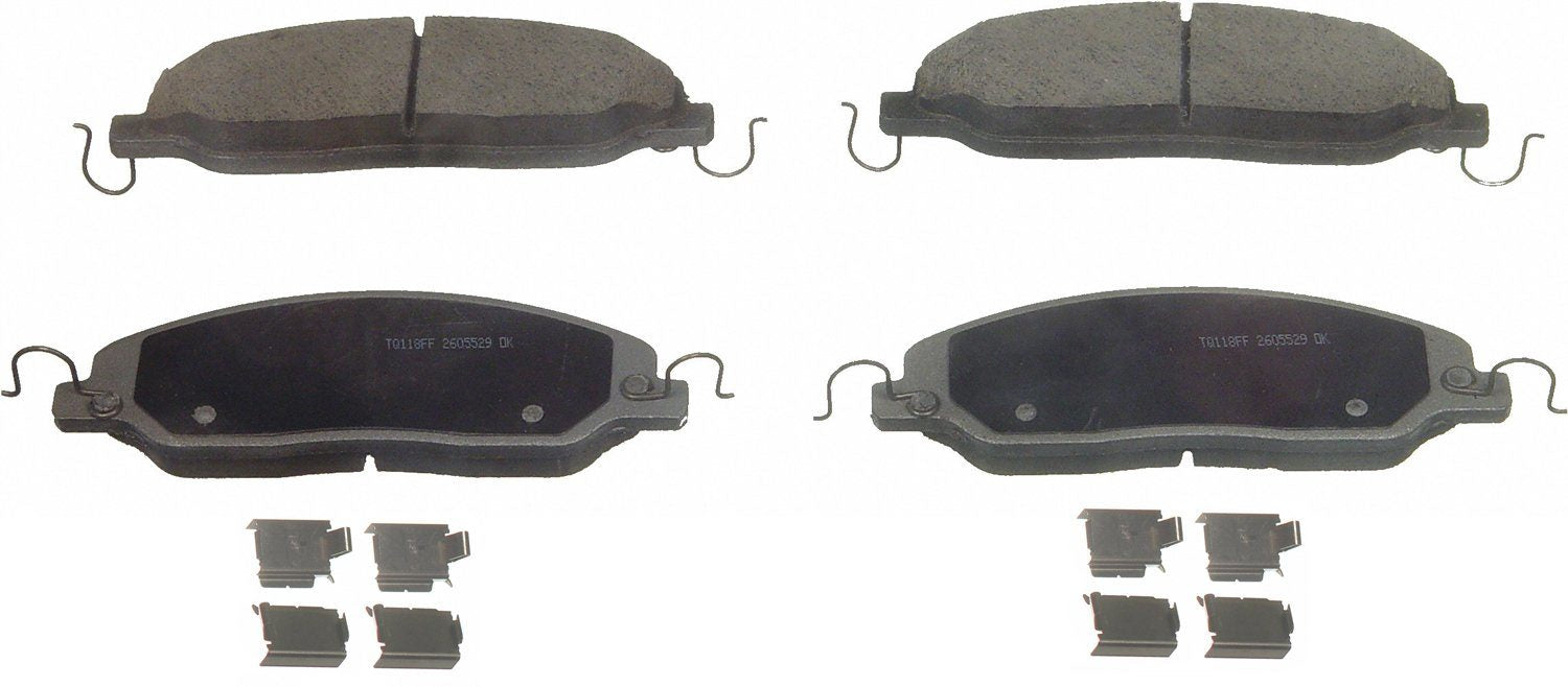 Wagner Brake Disc Brake Pad Set  top view frsport QC1081