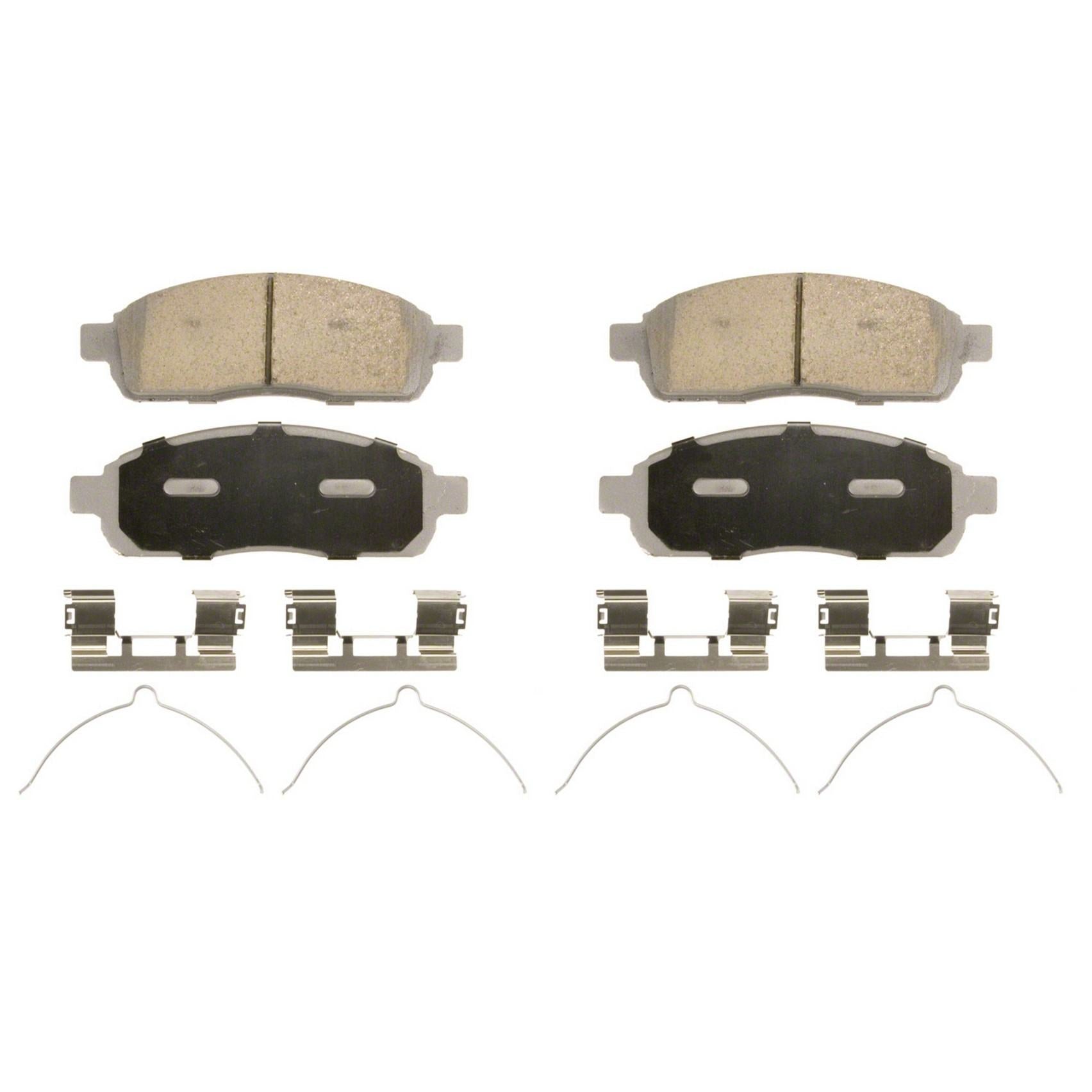 Wagner Brake Disc Brake Pad Set  top view frsport QC1083