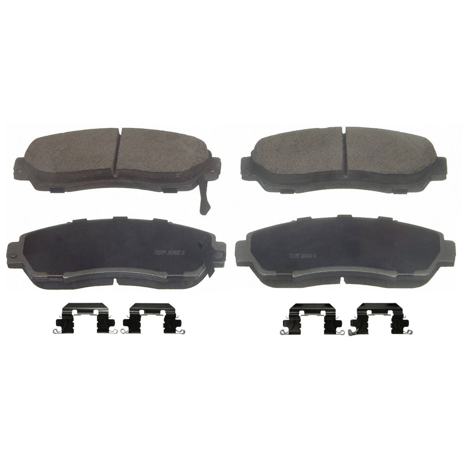 Wagner Brake Disc Brake Pad Set  top view frsport QC1089