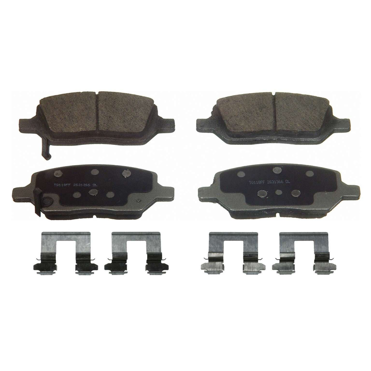 wagner brake disc brake pad set  frsport qc1093