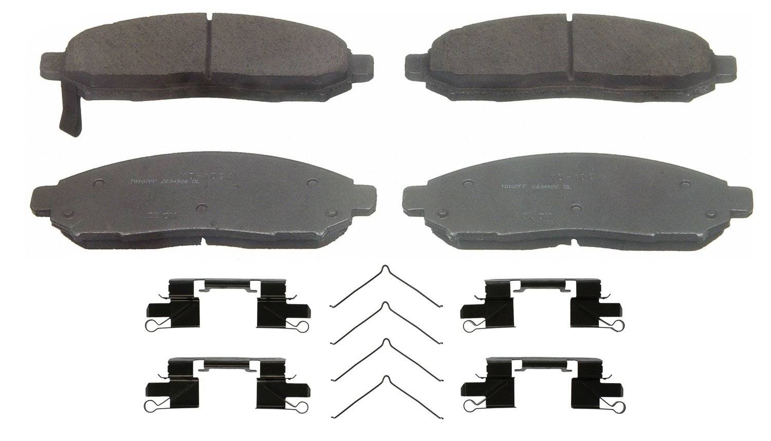 Wagner Brake Disc Brake Pad Set  top view frsport QC1094