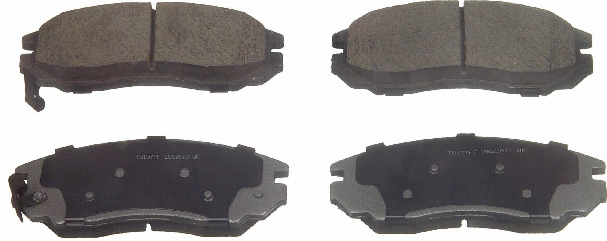 Wagner Brake Disc Brake Pad Set  top view frsport QC1104