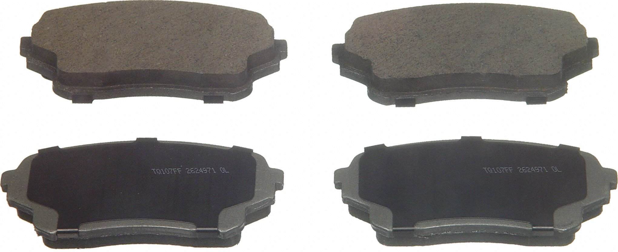 Wagner Brake Disc Brake Pad Set  top view frsport QC1105