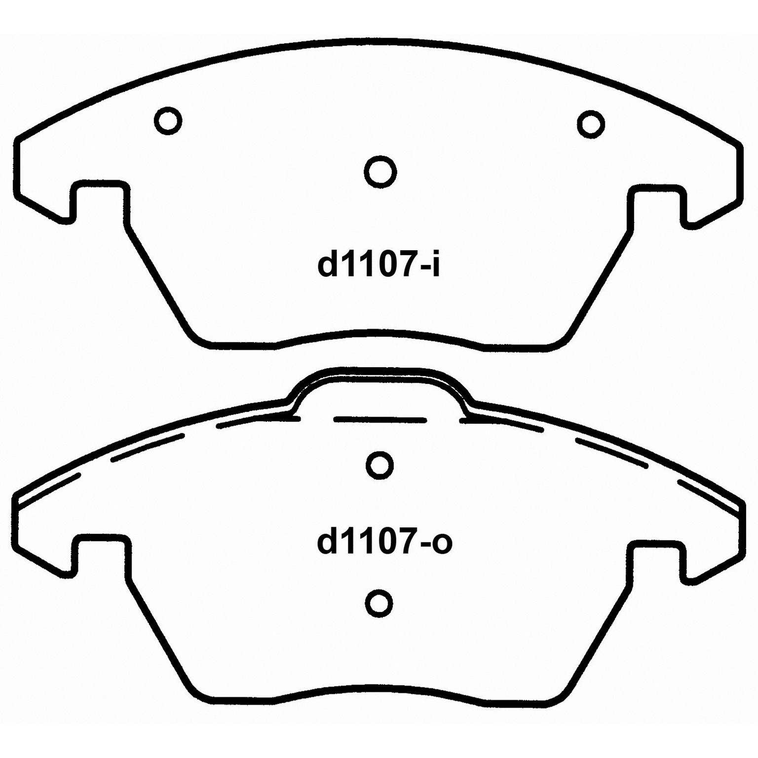 wagner brake disc brake pad set  frsport qc1107