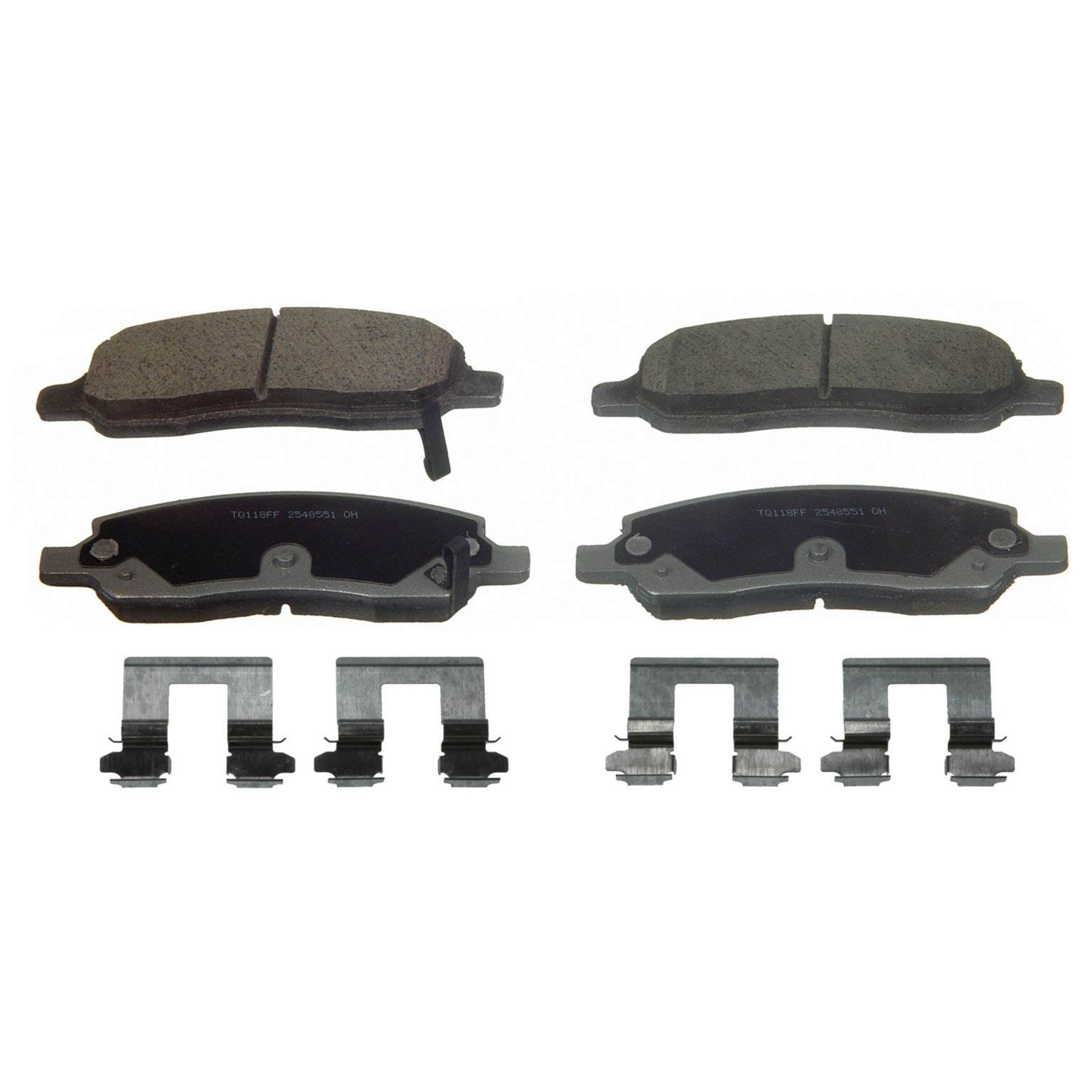 wagner brake disc brake pad set  frsport qc1172