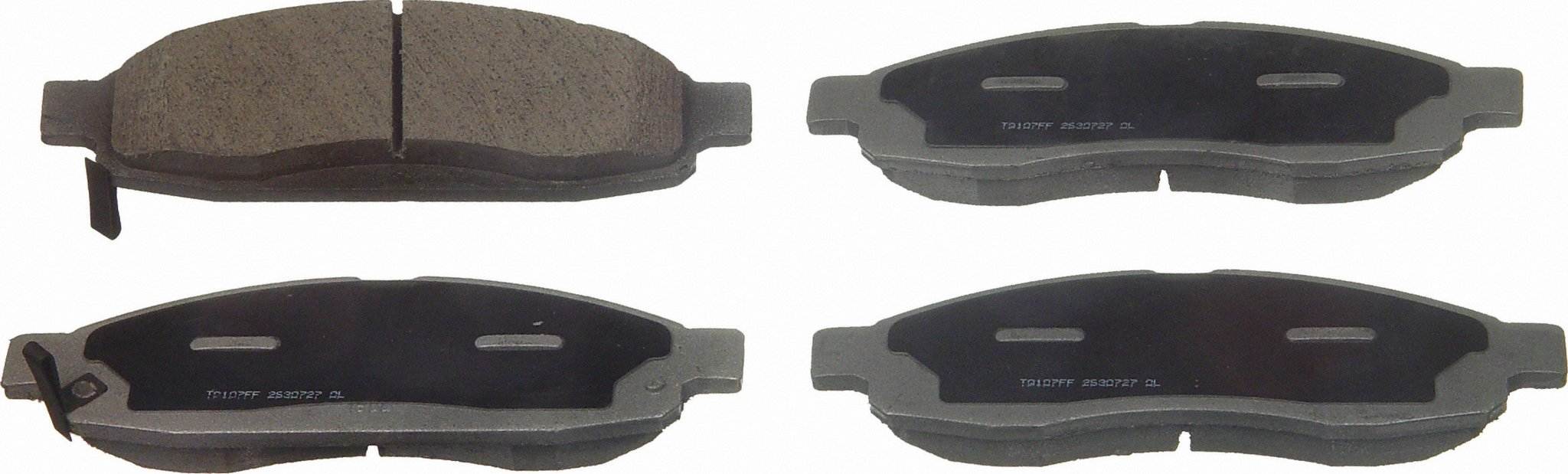 Wagner Brake Disc Brake Pad Set  top view frsport QC1183