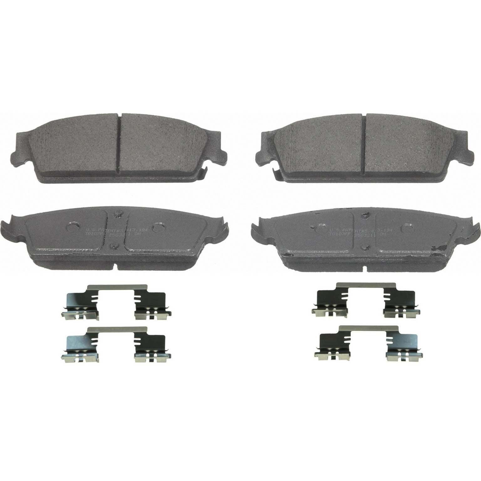 wagner brake disc brake pad set  frsport qc1194