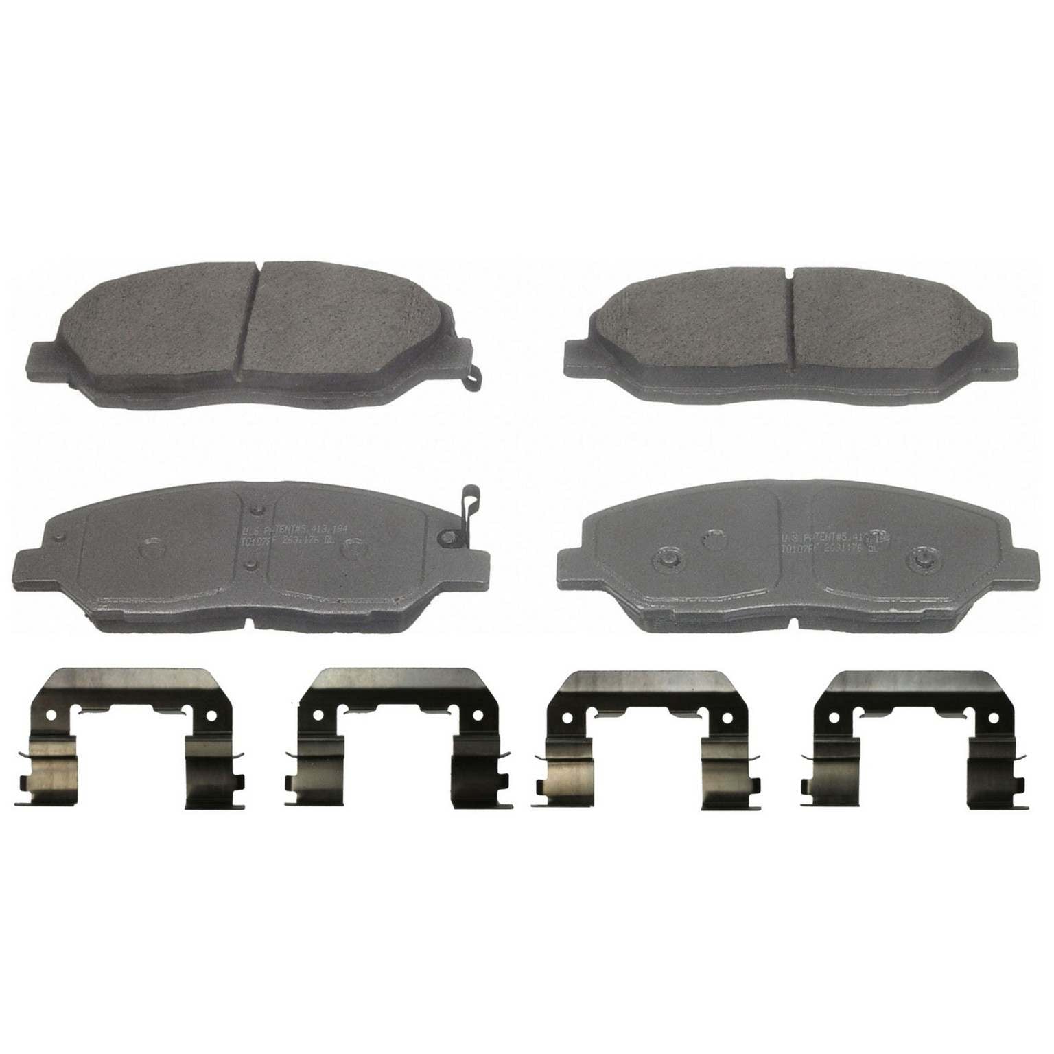 wagner brake disc brake pad set  frsport qc1202