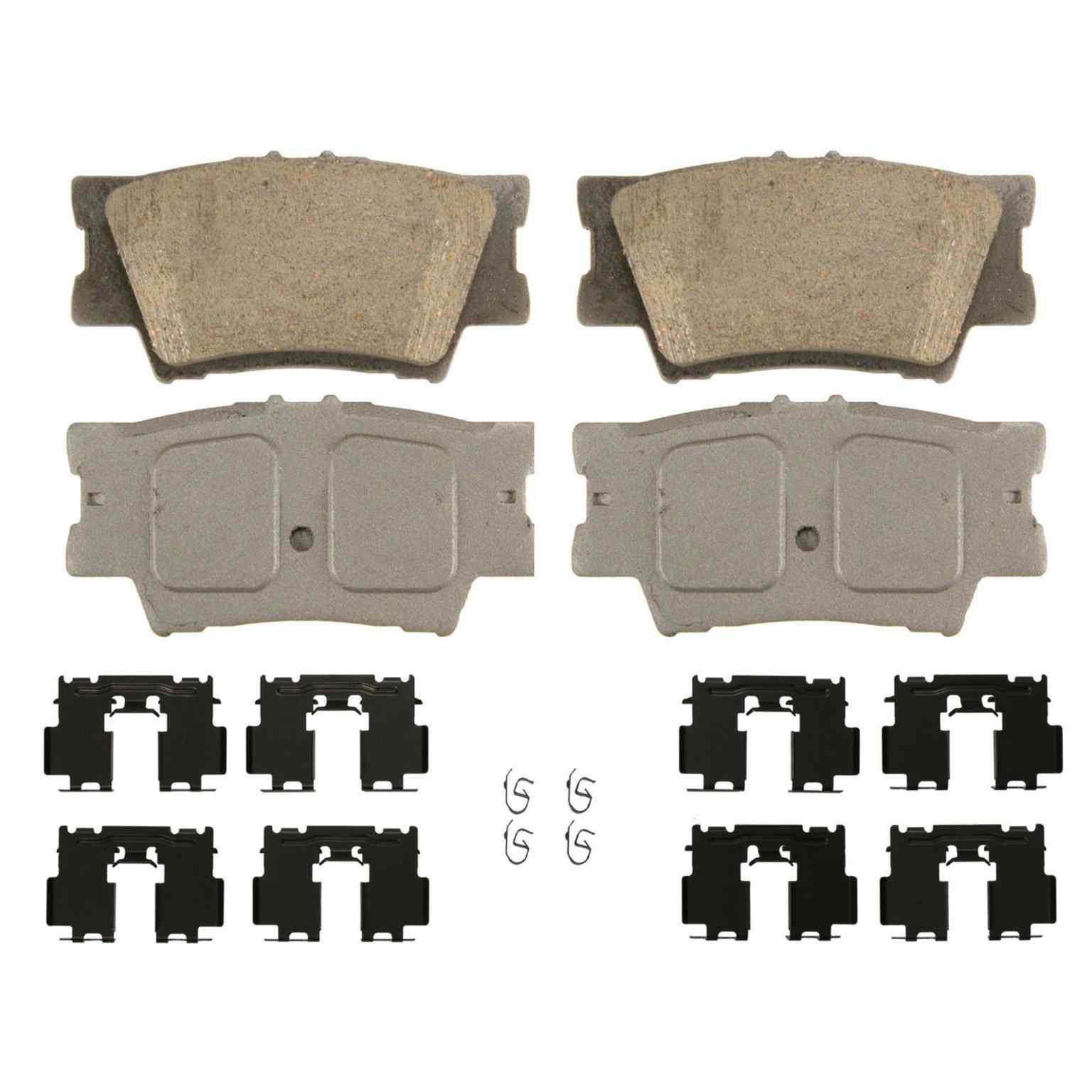 Wagner Brake Disc Brake Pad Set  top view frsport QC1212