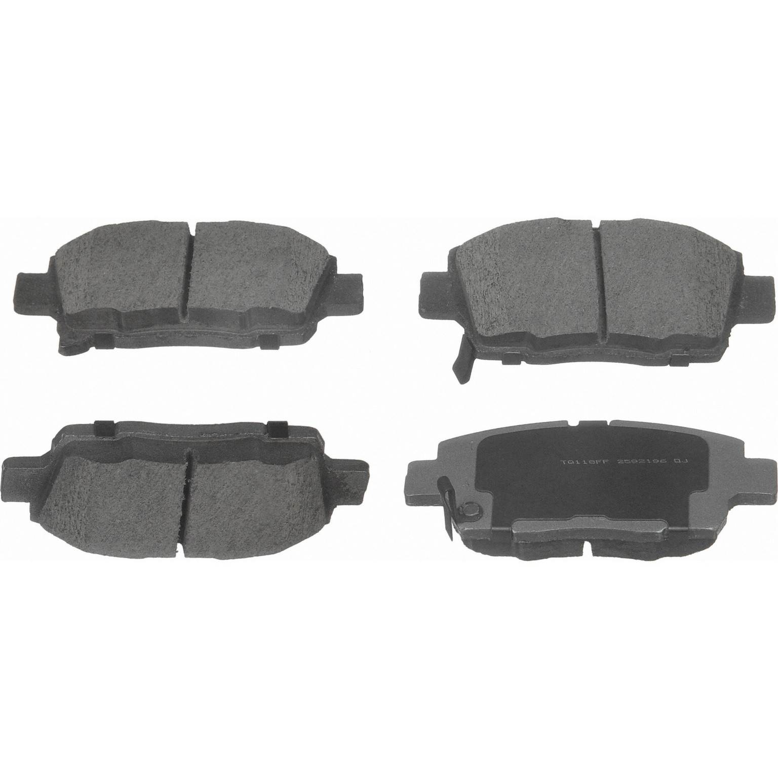 wagner brake disc brake pad set  frsport qc1249