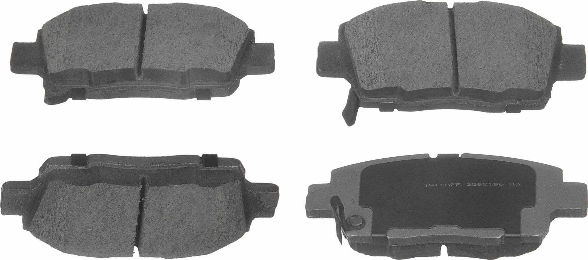 Wagner Brake Disc Brake Pad Set  top view frsport QC1249