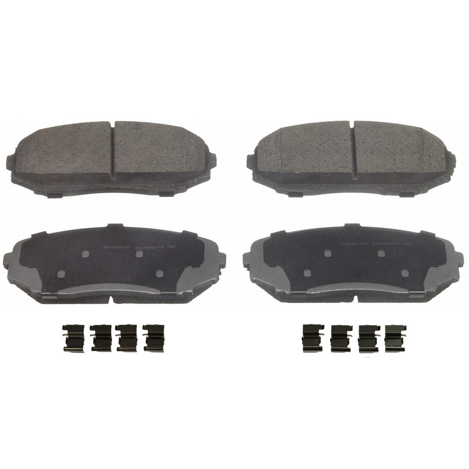 wagner brake disc brake pad set  frsport qc1258a