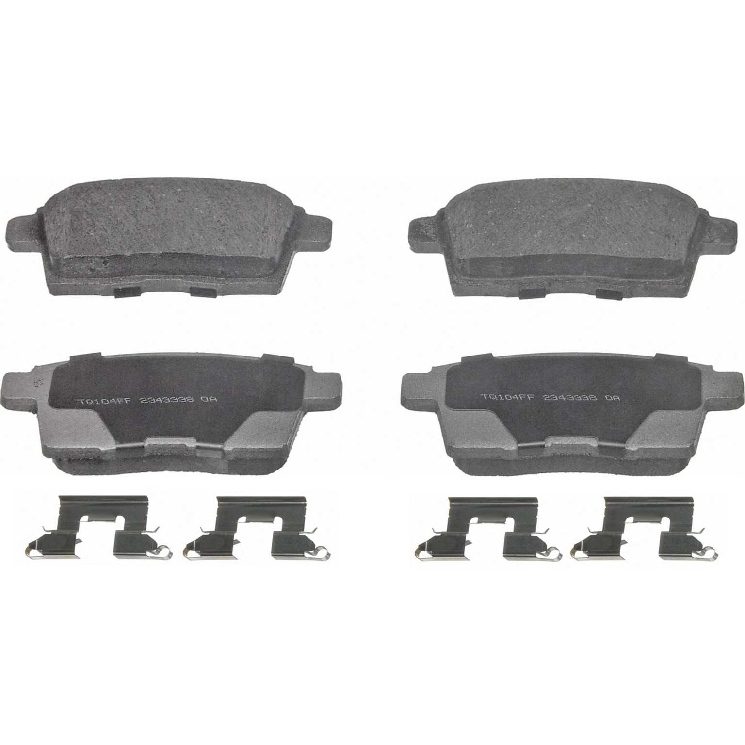 wagner brake disc brake pad set  frsport qc1259