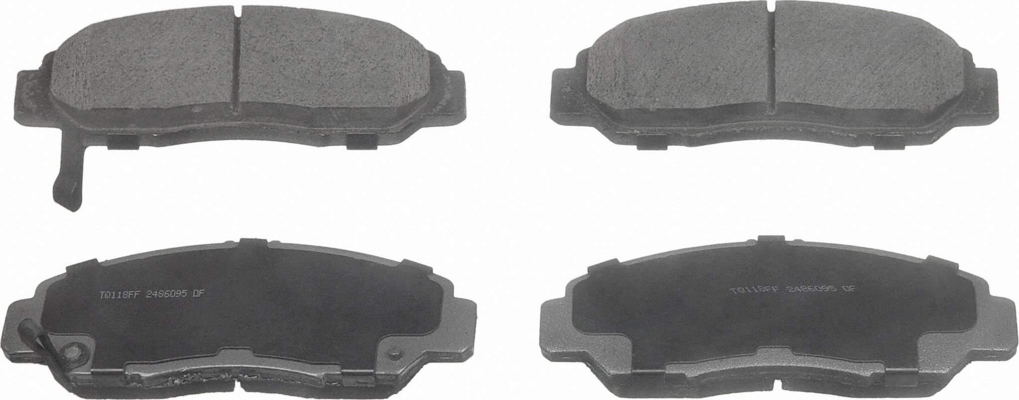 Wagner Brake Disc Brake Pad Set  top view frsport QC1276